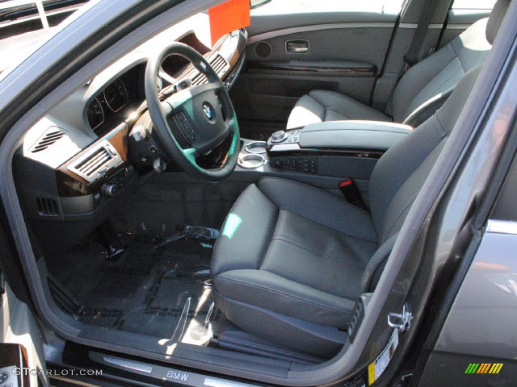 2008 7 Series 750Li Sedan - Sterling Grey Metallic / Flannel Grey photo #16