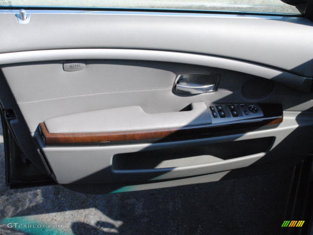 2008 7 Series 750Li Sedan - Sterling Grey Metallic / Flannel Grey photo #17