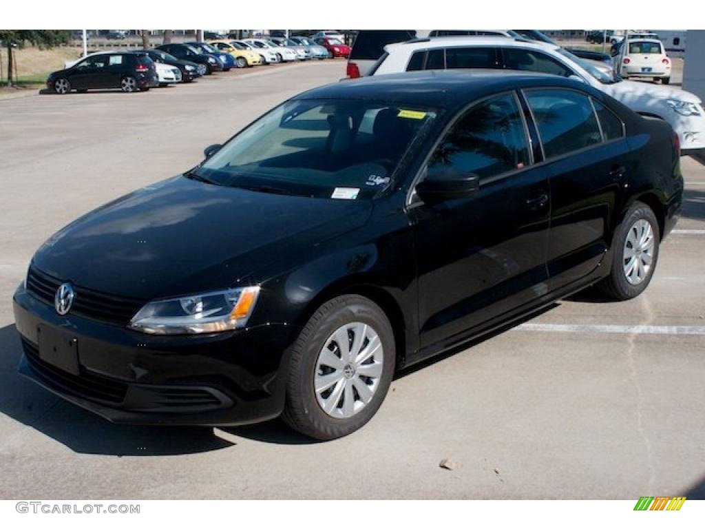 2011 Jetta S Sedan - Black / Titan Black photo #3