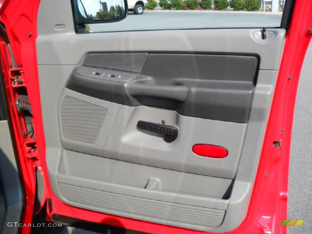2007 Ram 1500 SLT Quad Cab 4x4 - Flame Red / Medium Slate Gray photo #23