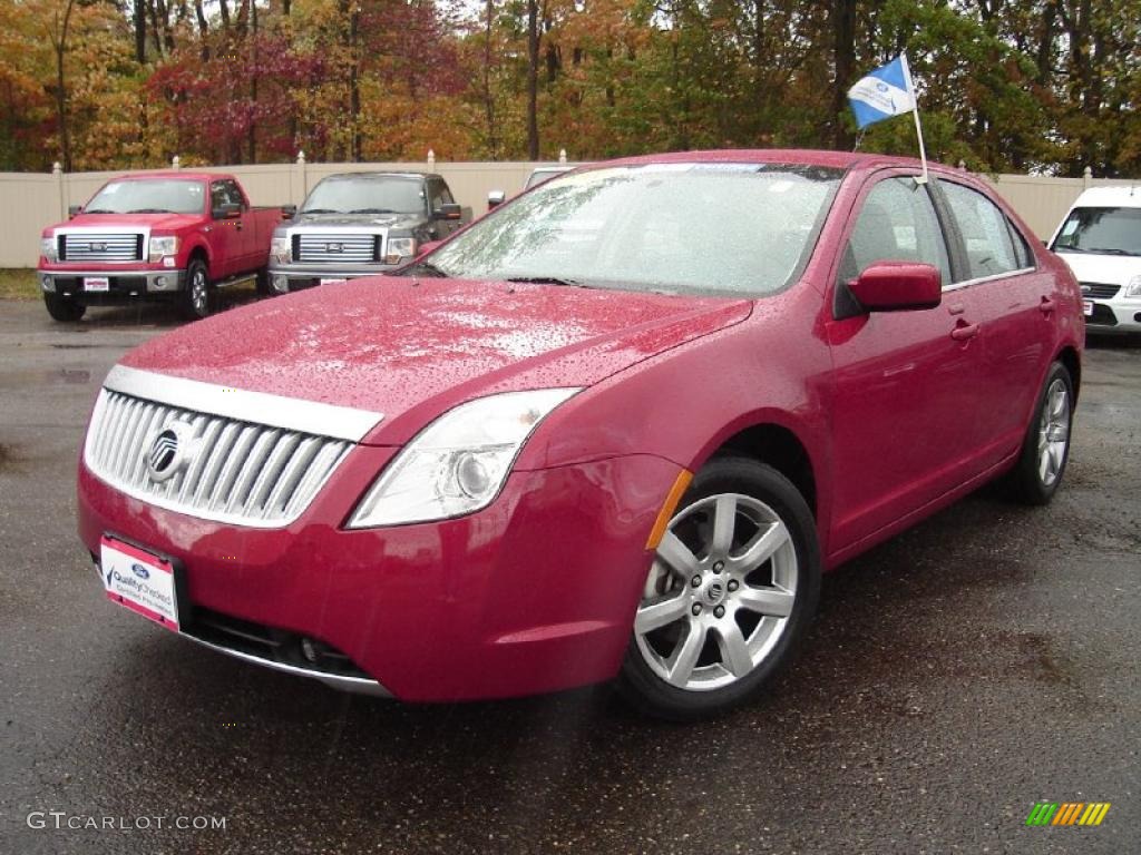 2010 Milan V6 Premier - Sangria Red Metallic / Camel photo #1