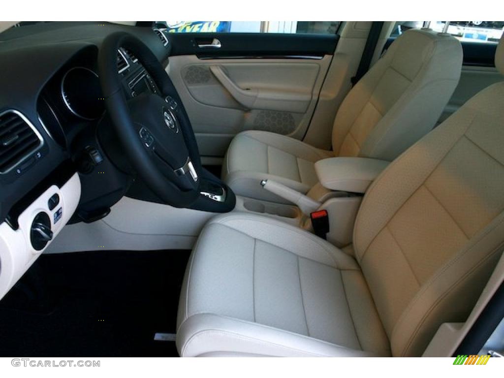 Cornsilk Beige Interior 2011 Volkswagen Jetta TDI SportWagen Photo #38148015
