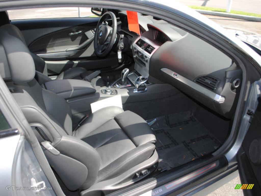 Black Interior 2010 BMW 6 Series 650i Coupe Photo #38148499