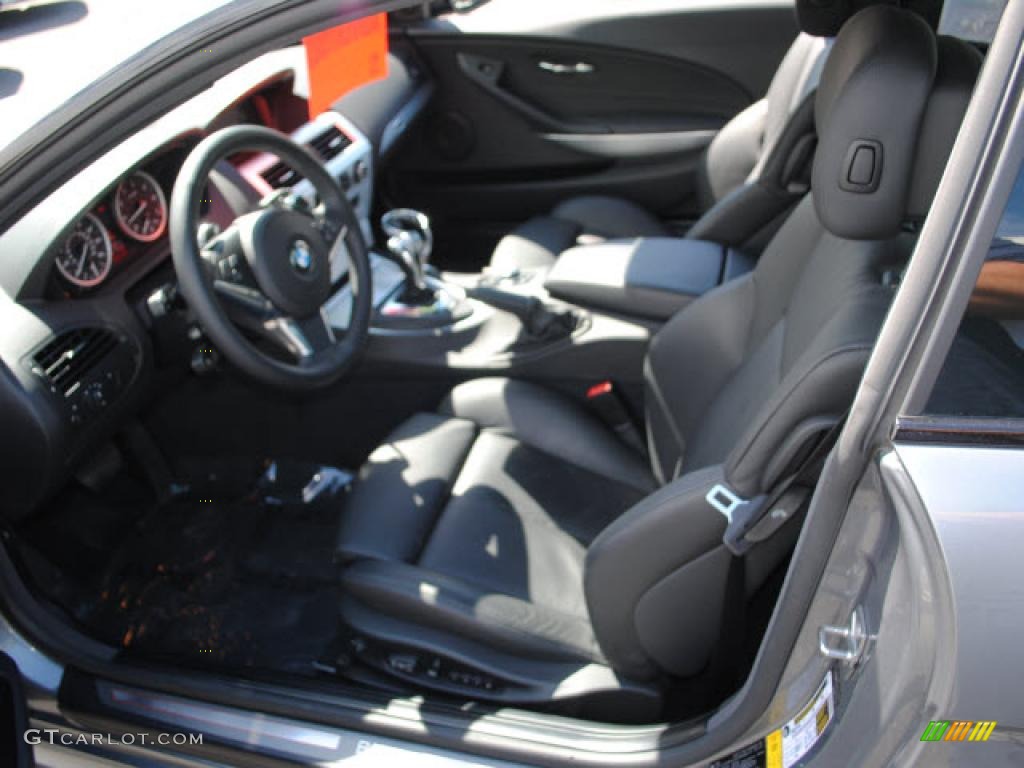 Black Interior 2010 BMW 6 Series 650i Coupe Photo #38148643