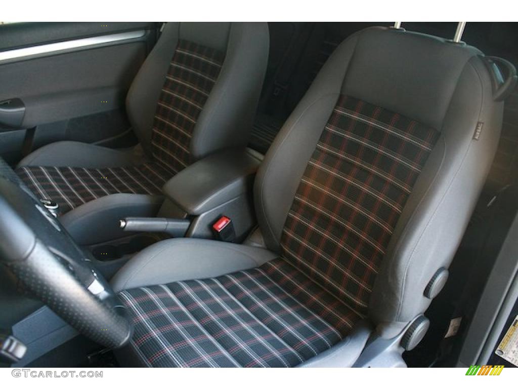 Interlagos Black Cloth Interior 2009 Volkswagen GTI 2 Door Photo #38148683