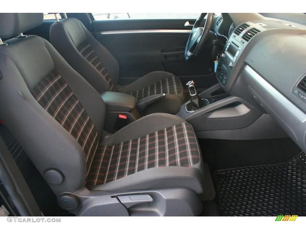 Interlagos Black Cloth Interior 2009 Volkswagen GTI 2 Door Photo #38148727