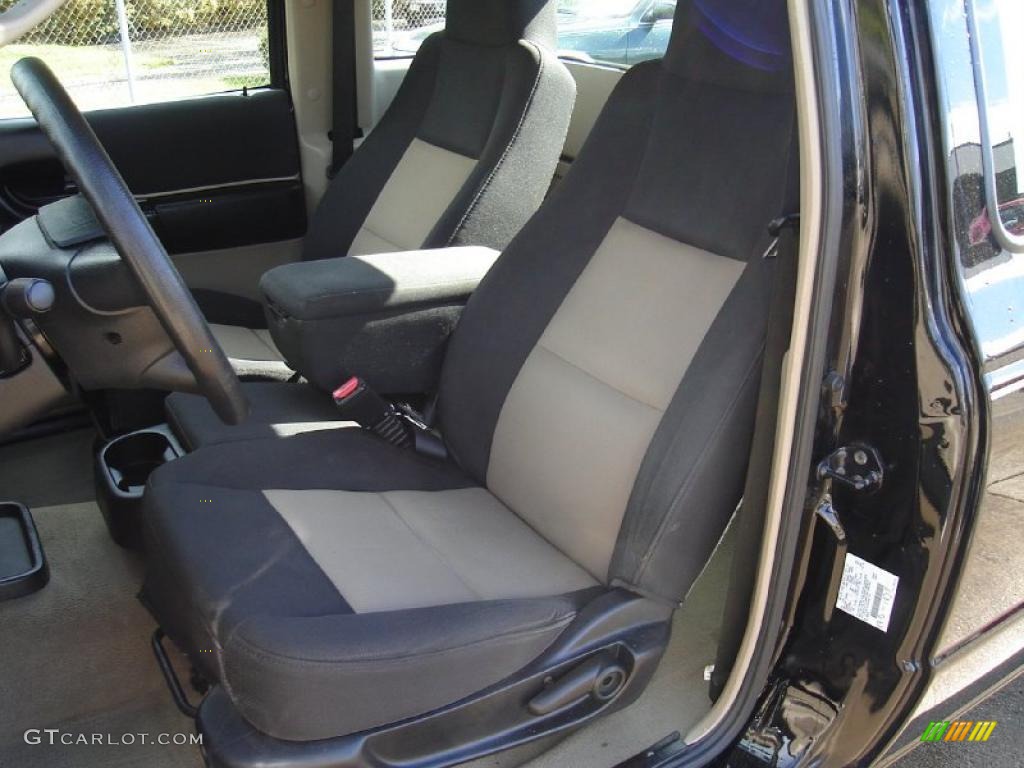 Black/Medium Pebble Interior 2004 Ford Ranger XLT SuperCab Photo #38150040