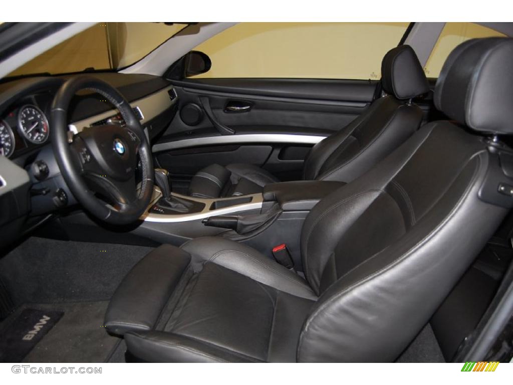 Black Interior 2008 BMW 3 Series 328i Coupe Photo #38150392