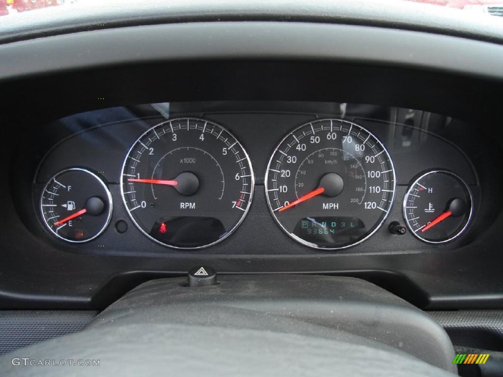 2005 Chrysler Sebring Convertible Gauges Photo #38150928