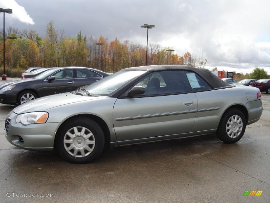 2005 Sebring Convertible - Satin Jade Pearl / Dark Slate Gray photo #27