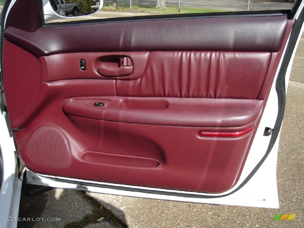 Bordeaux Red Interior 1998 Buick Century Custom Photo #38151688