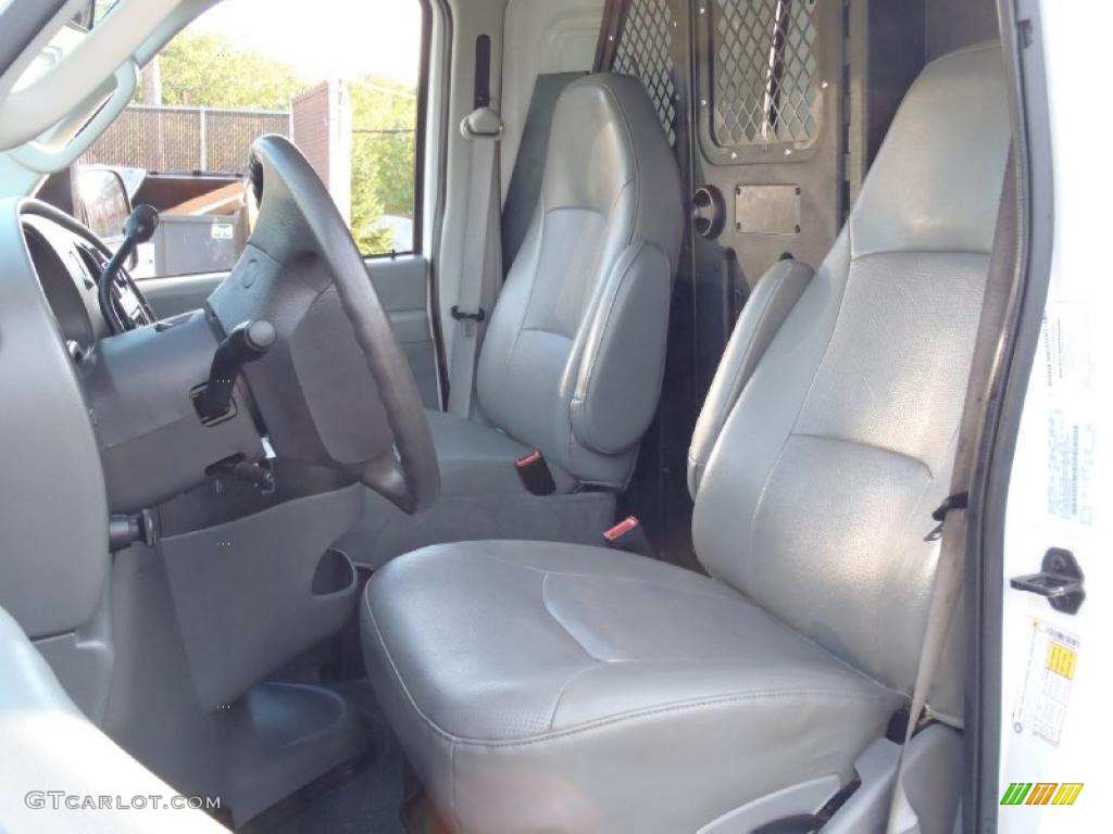 Medium Flint Interior 2008 Ford E Series Van E350 Super Duty Commericial Photo #38151916