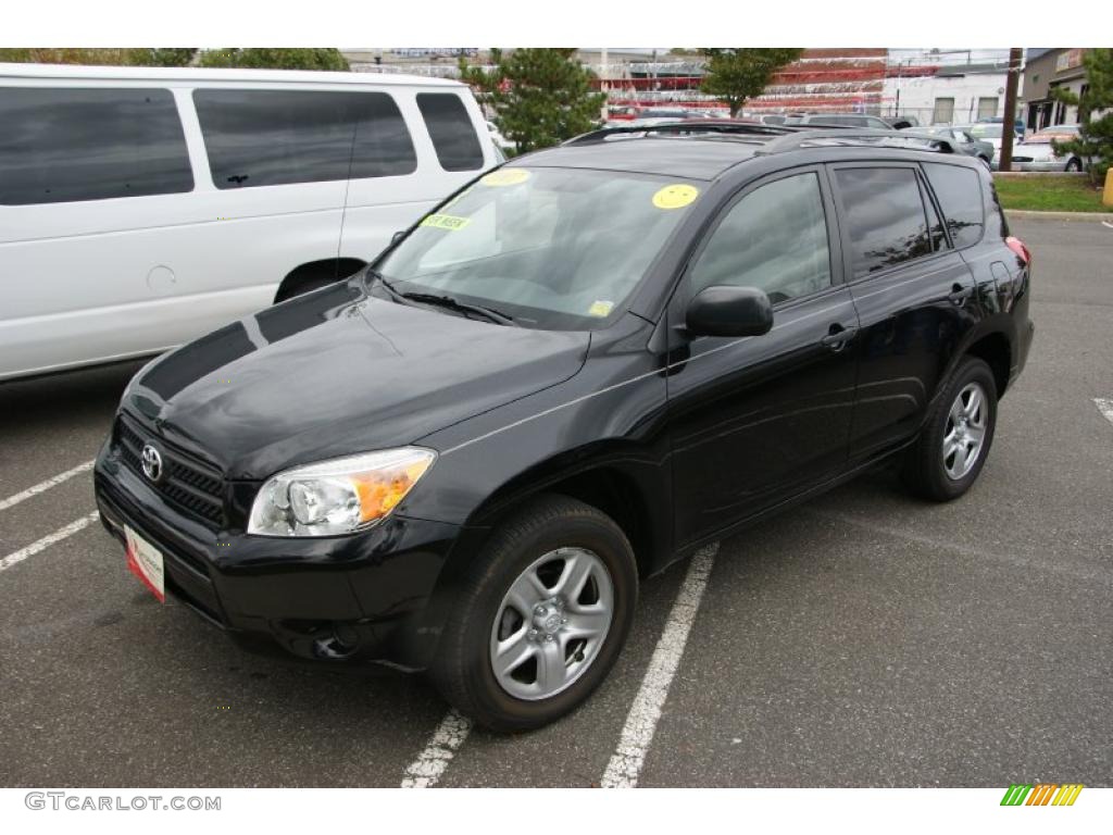 2007 RAV4 4WD - Black / Taupe photo #1