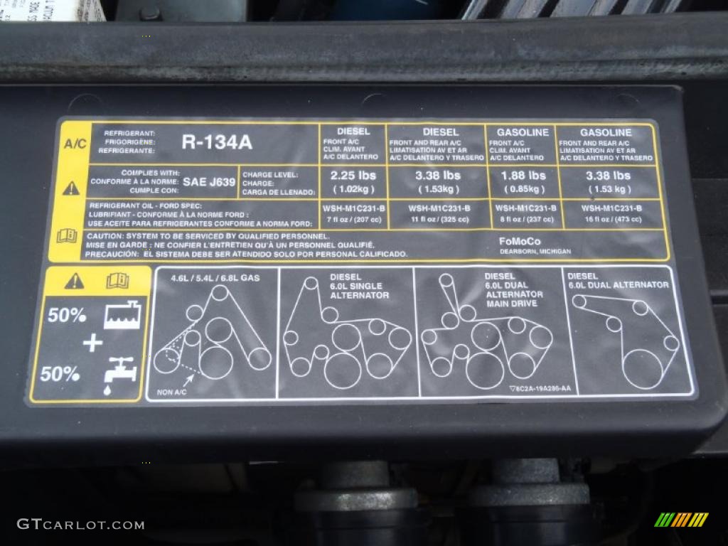 2008 Ford E Series Van E350 Super Duty Commericial Info Tag Photo #38152772