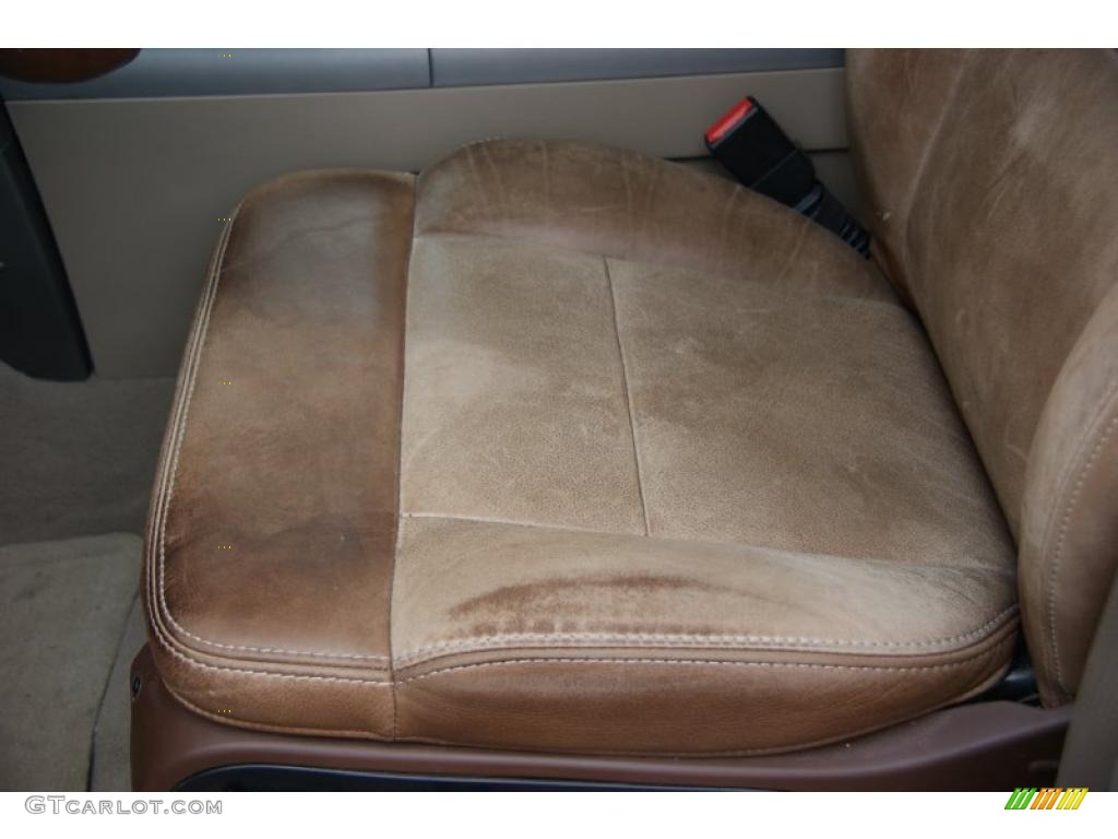 2007 F150 King Ranch SuperCrew 4x4 - Oxford White / Castano Brown Leather photo #11