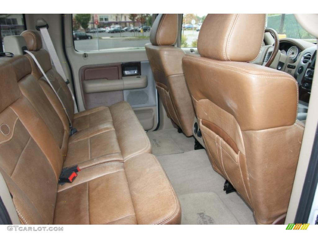 2007 F150 King Ranch SuperCrew 4x4 - Oxford White / Castano Brown Leather photo #15