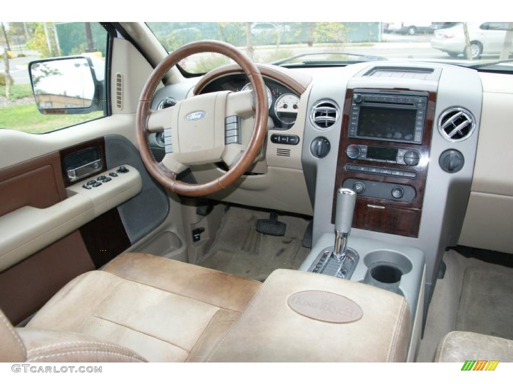 2007 F150 King Ranch SuperCrew 4x4 - Oxford White / Castano Brown Leather photo #16