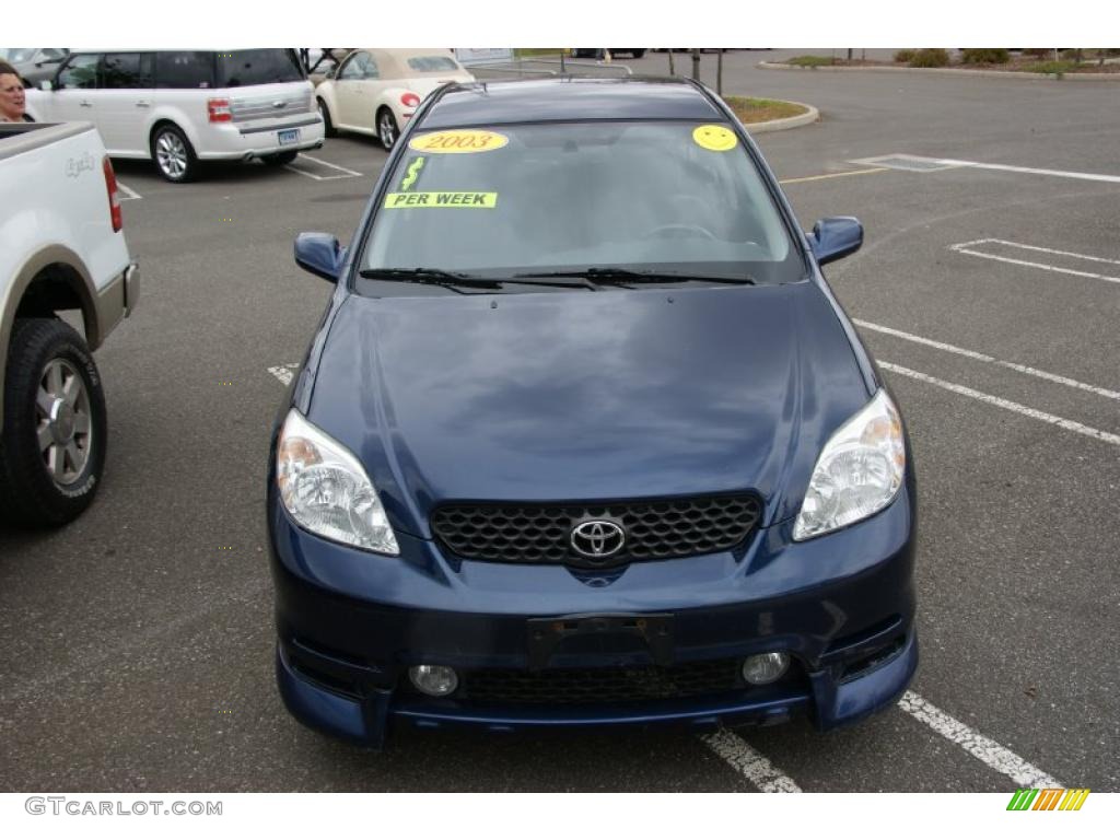 2003 Matrix XR AWD - Indigo Ink Blue Metallic / Stone Gray photo #2