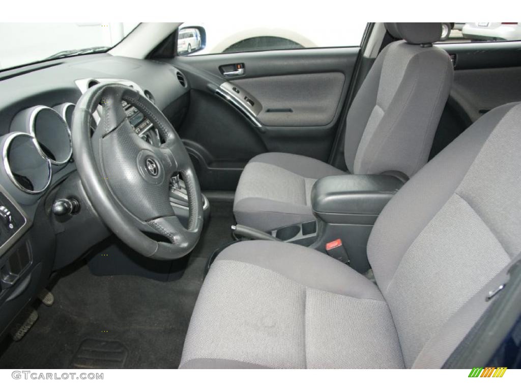 Stone Gray Interior 2003 Toyota Matrix Xr Awd Photo