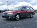 1998 Ruby Red Pearl Subaru Legacy Outback Wagon  photo #3