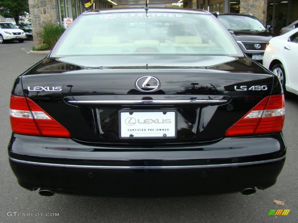 2006 LS 430 - Black Onyx / Cashmere photo #4