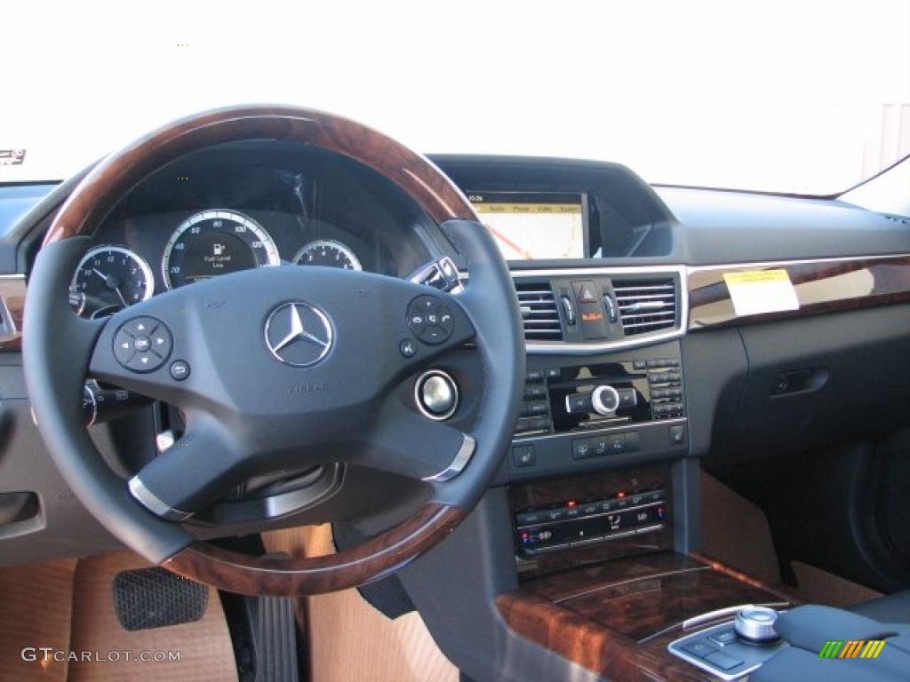 2011 Mercedes-Benz E 350 4Matic Sedan Black Dashboard Photo #38157937