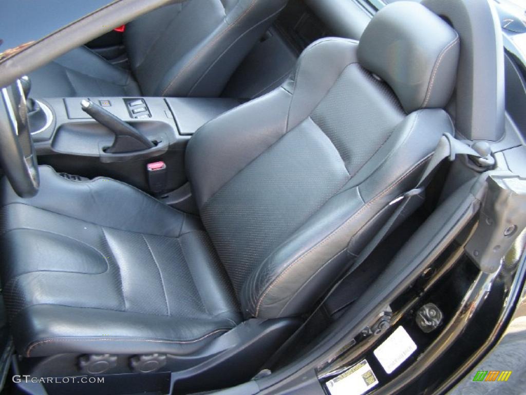 Charcoal Interior 2005 Nissan 350Z Touring Roadster Photo #38158021
