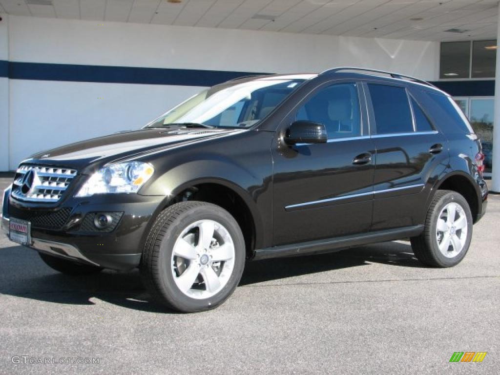 Verde Brook Metallic 2011 Mercedes-Benz ML 350 4Matic Exterior Photo #38158053