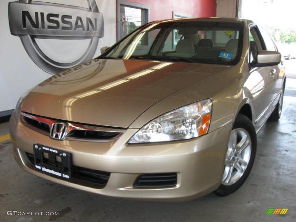2006 Accord EX Sedan - Desert Mist Metallic / Ivory photo #2