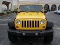 2008 Detonator Yellow Jeep Wrangler X 4x4 Trail Tek  photo #3