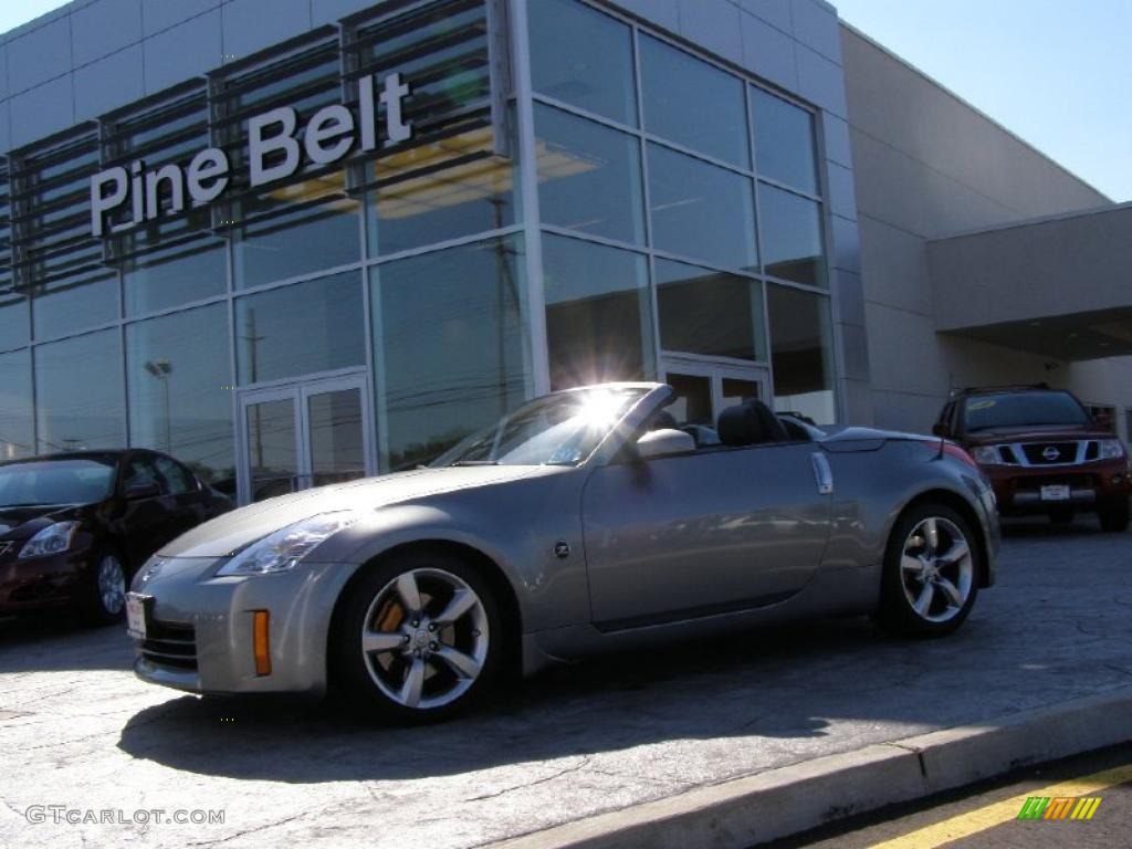 2006 350Z Grand Touring Roadster - Silverstone Metallic / Charcoal Leather photo #1