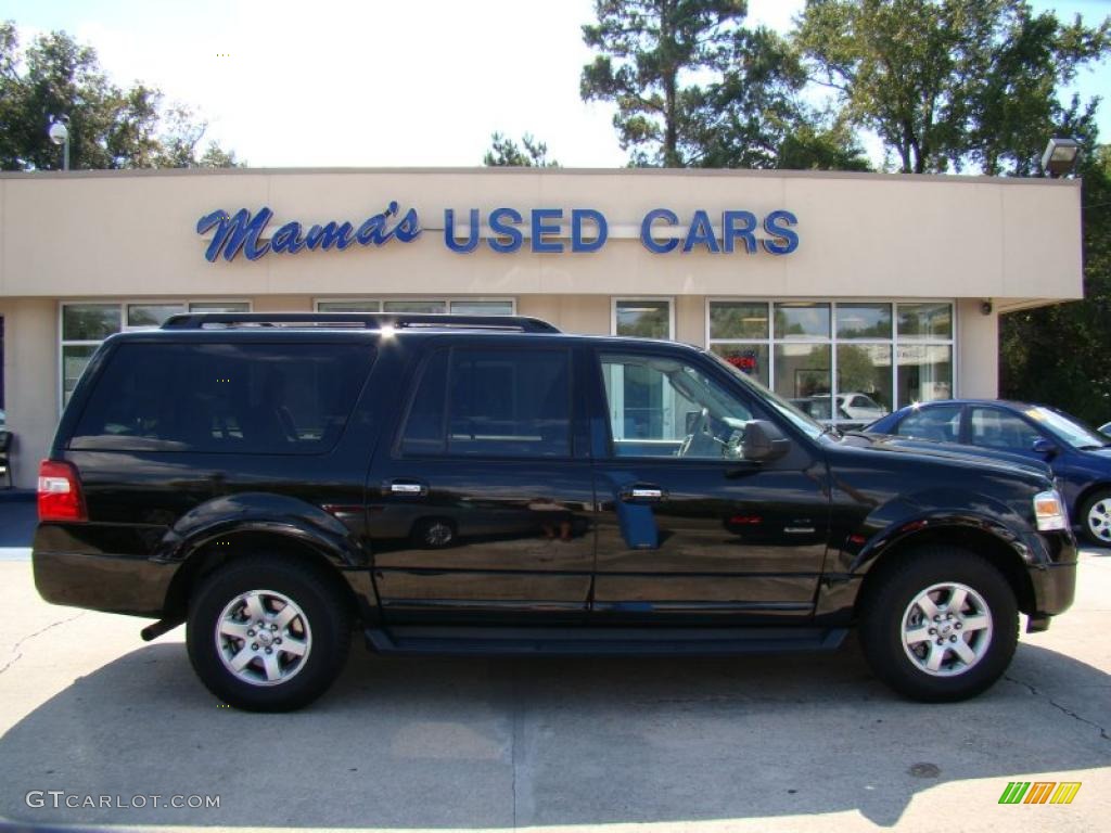 2009 Expedition EL XLT - Black / Camel photo #1