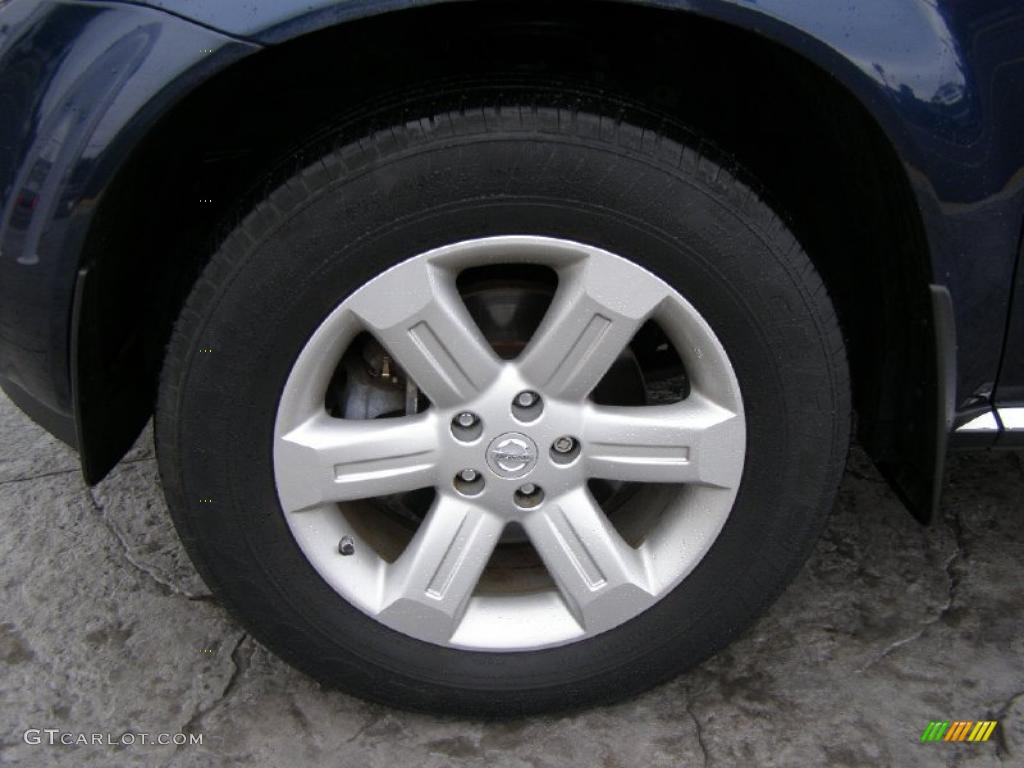 2007 Murano SL AWD - Midnight Blue Pearl / Cafe Latte photo #3