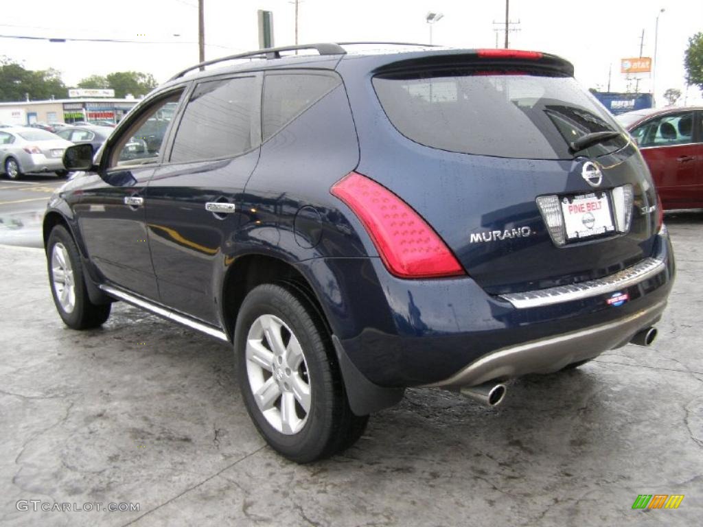 2007 Murano SL AWD - Midnight Blue Pearl / Cafe Latte photo #5