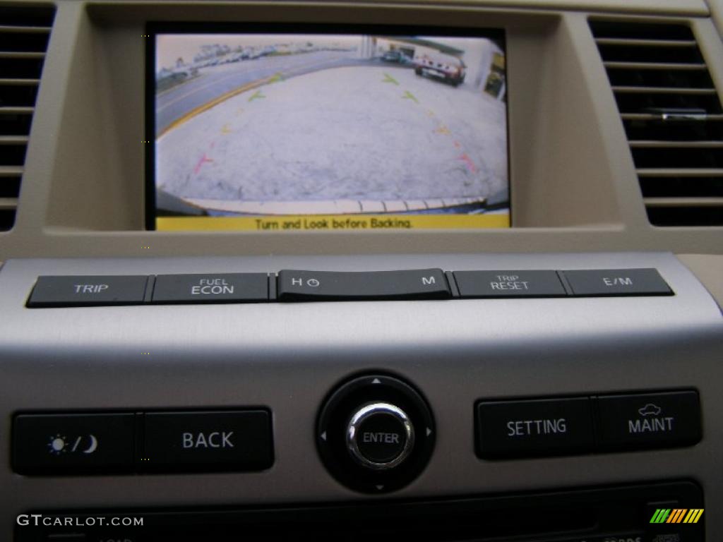 2007 Murano SL AWD - Midnight Blue Pearl / Cafe Latte photo #14