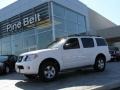 2008 Avalanche White Nissan Pathfinder S 4x4  photo #1