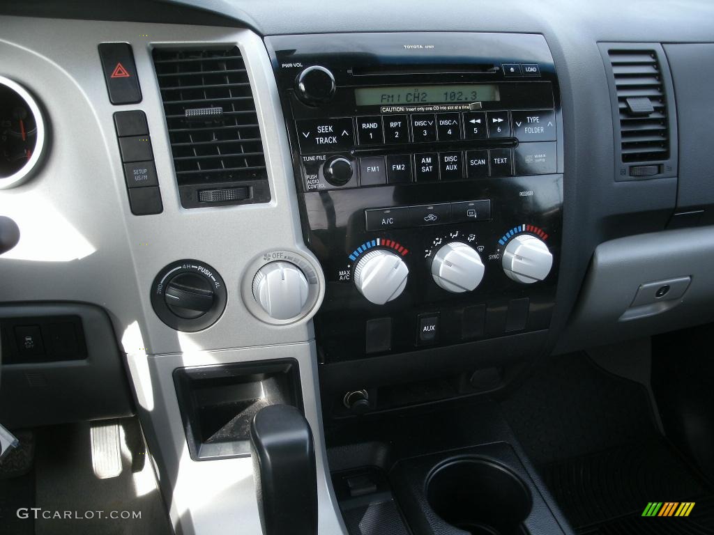 2008 Tundra TRD Regular Cab 4x4 - Black / Graphite Gray photo #11