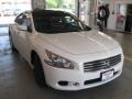 2009 Winter Frost White Nissan Maxima 3.5 SV Premium  photo #4