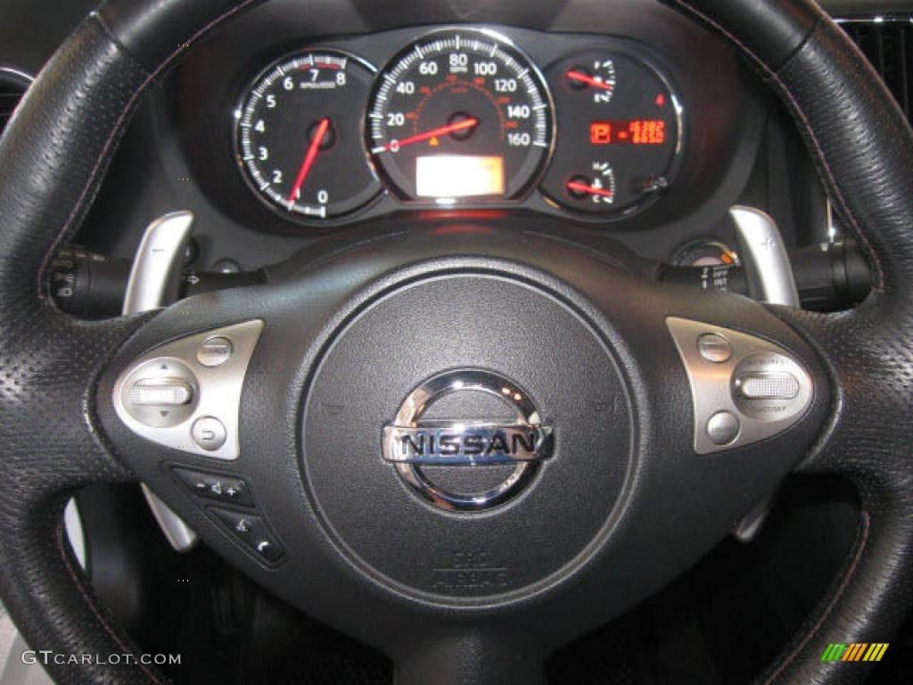 2009 Maxima 3.5 SV Premium - Winter Frost White / Charcoal photo #10