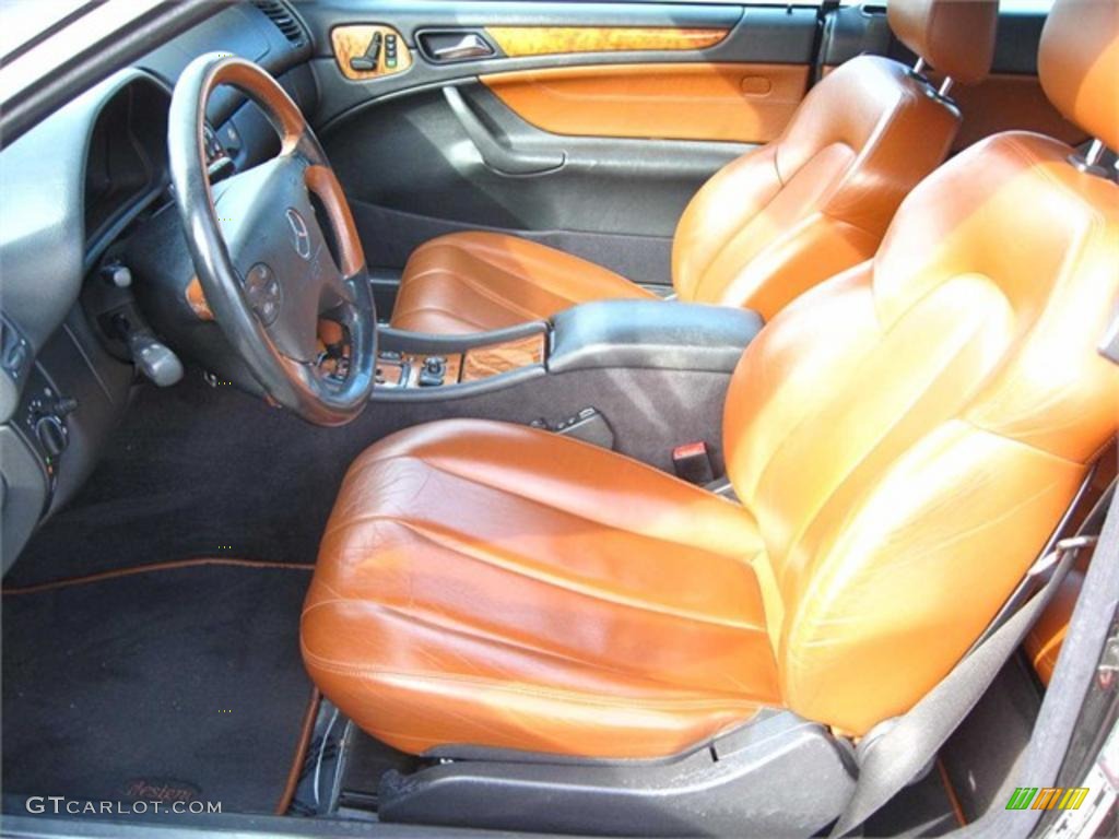 2000 CLK 430 Cabriolet - Black / Light Brown photo #4