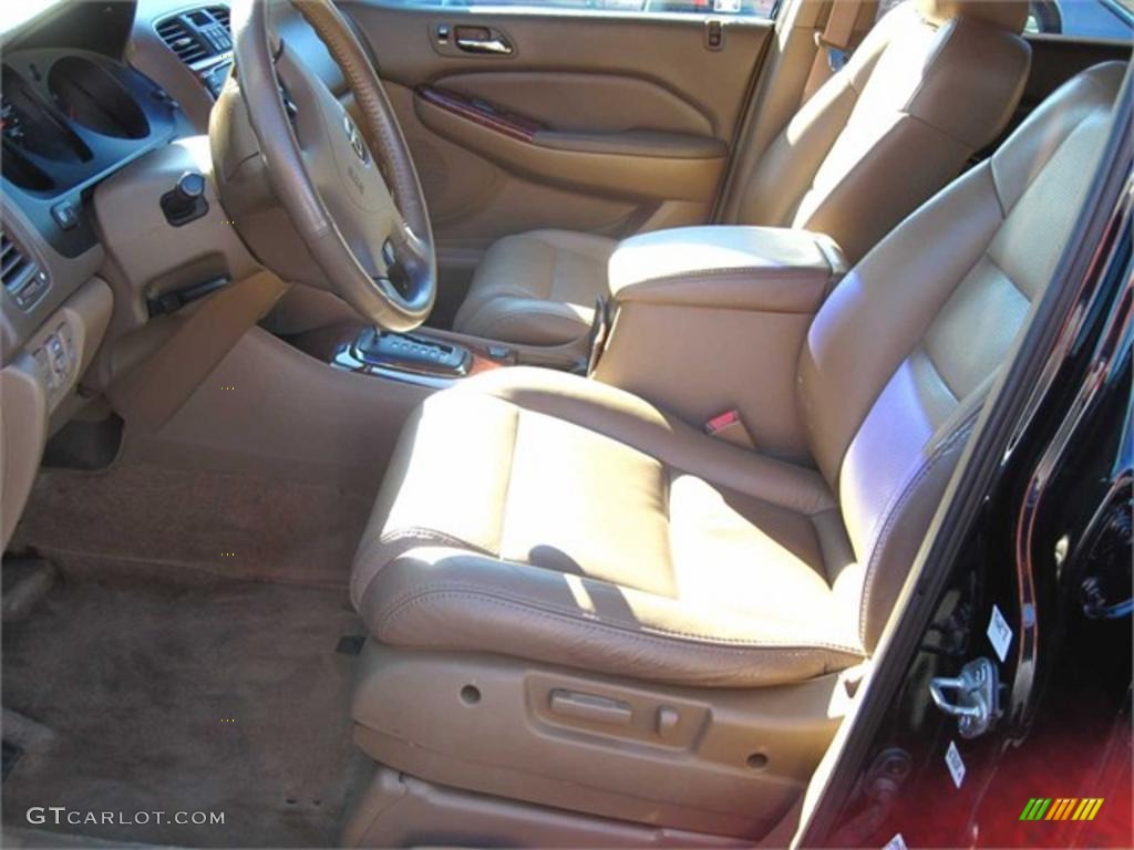Saddle Interior 2003 Acura MDX Standard MDX Model Photo #38166678