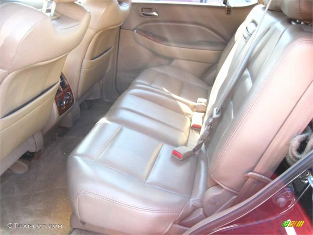 Saddle Interior 2003 Acura MDX Standard MDX Model Photo #38166682