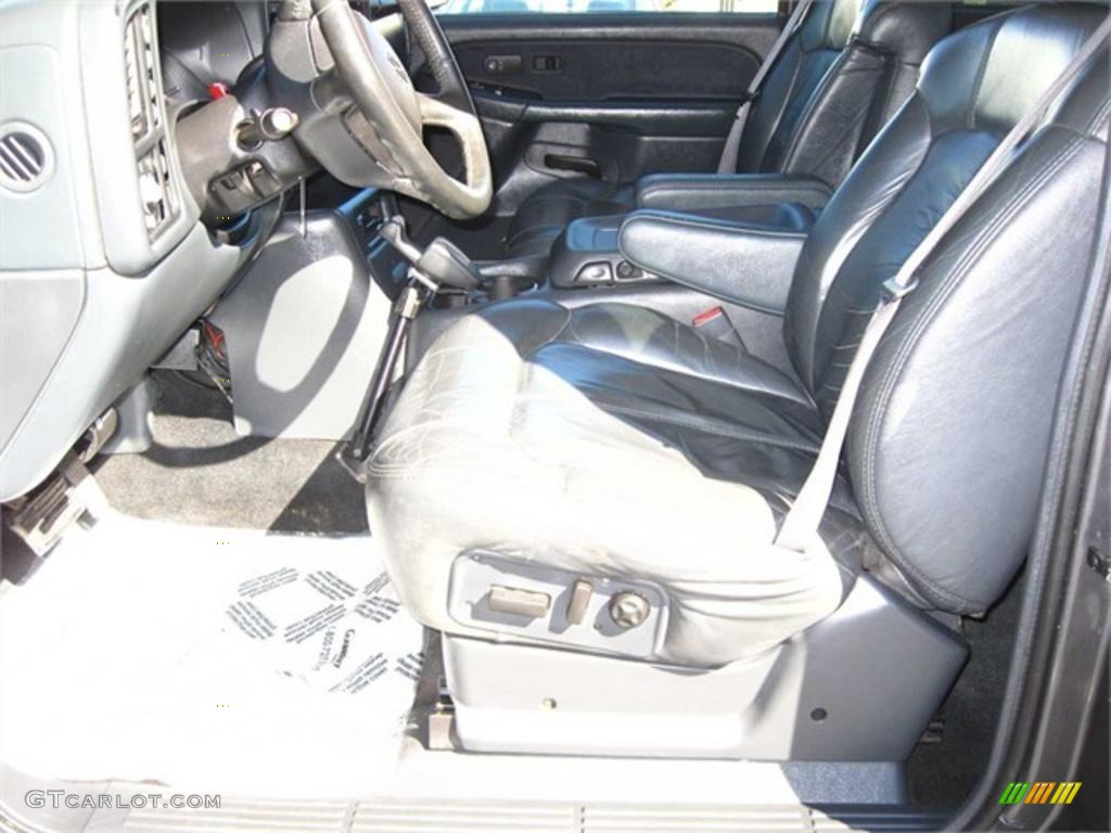 2001 Silverado 1500 Z71 Extended Cab 4x4 - Medium Charcoal Gray Metallic / Graphite photo #4