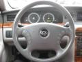 2004 Kia Amanti Gray Interior Steering Wheel Photo