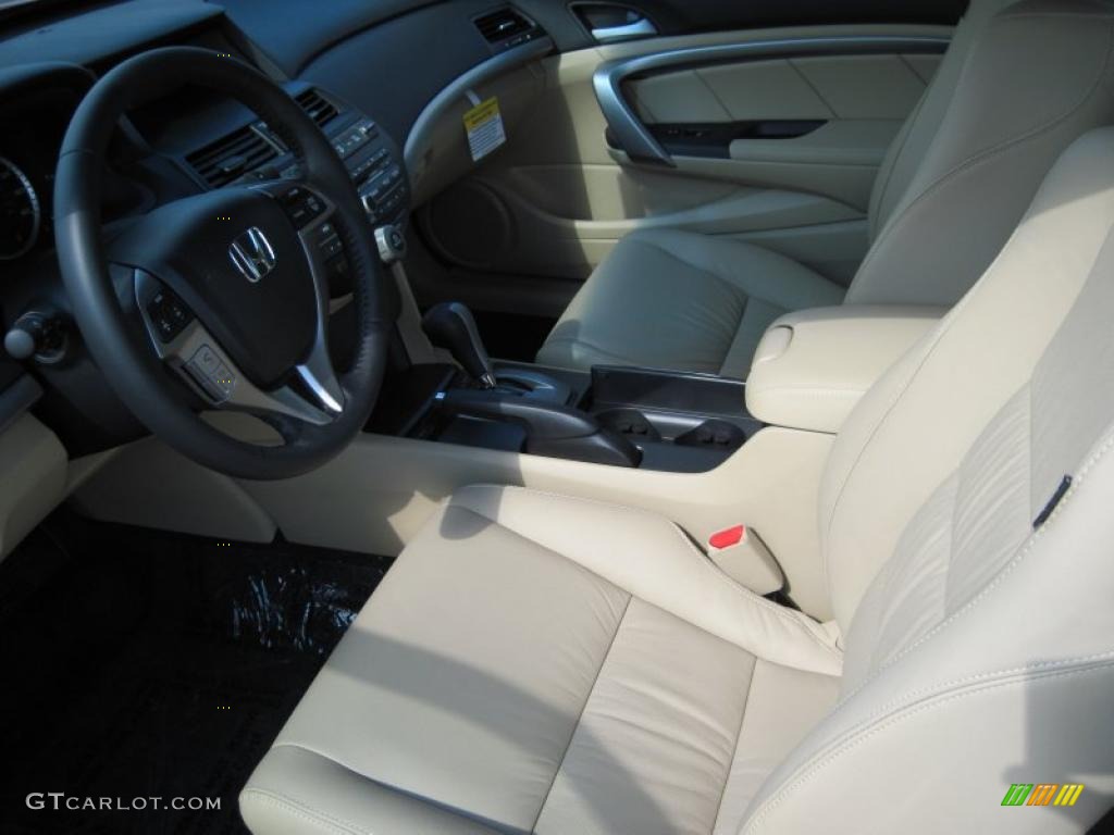 Ivory Interior 2011 Honda Accord EX-L V6 Coupe Photo #38168418