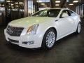 White Diamond Tricoat 2011 Cadillac CTS Coupe Exterior