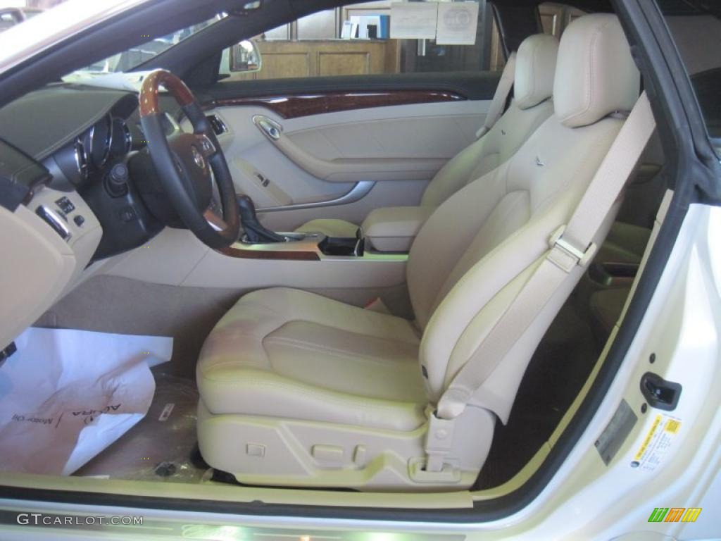 Cashmere/Cocoa Interior 2011 Cadillac CTS Coupe Photo #38168906