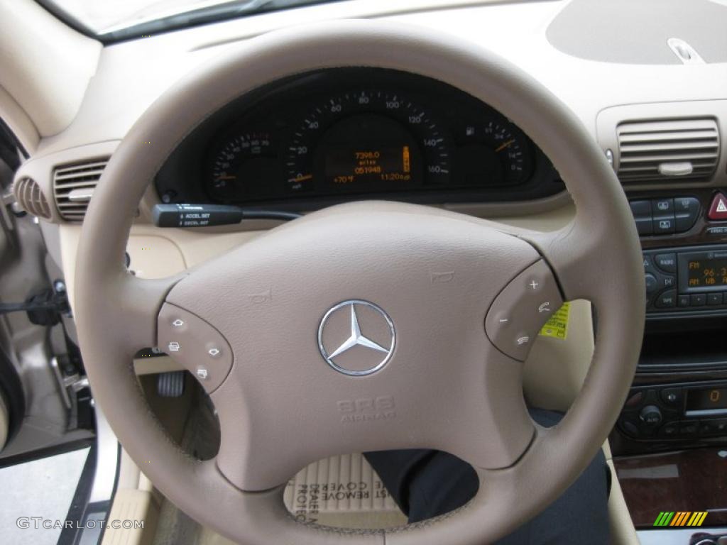 2002 Mercedes-Benz C 320 Sedan Steering Wheel Photos