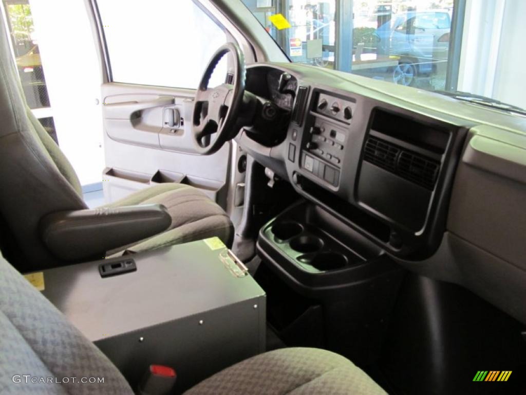 Medium Pewter Interior 2007 Chevrolet Express 2500 Extended Commercial Van Photo #38173280