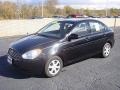 2006 Ebony Black Hyundai Accent GLS Sedan  photo #3